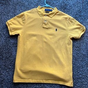 Yellow Slim Fit Ralph Lauren Polo Shirt